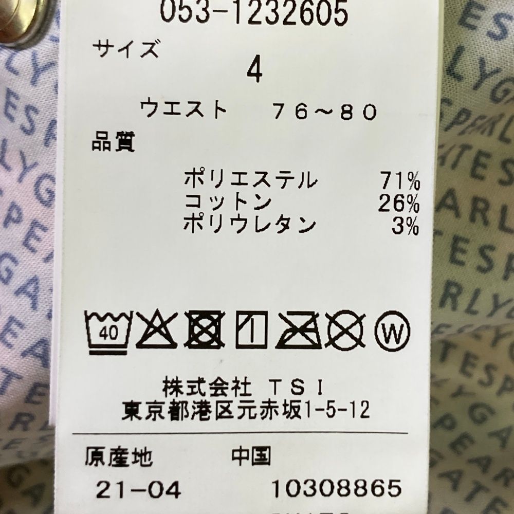 サイズ：4 PEARLY GATES パーリーゲイツ 053-1232605 ハーフパンツ 総