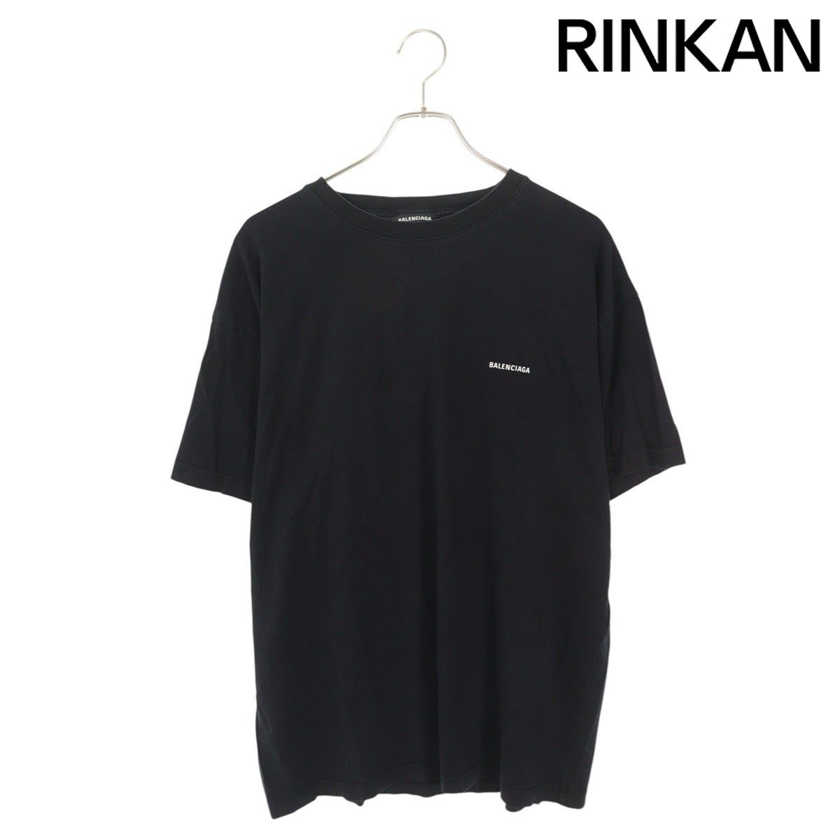 バレンシアガ 613968 TYK28 ロゴプリントTシャツ メンズ L