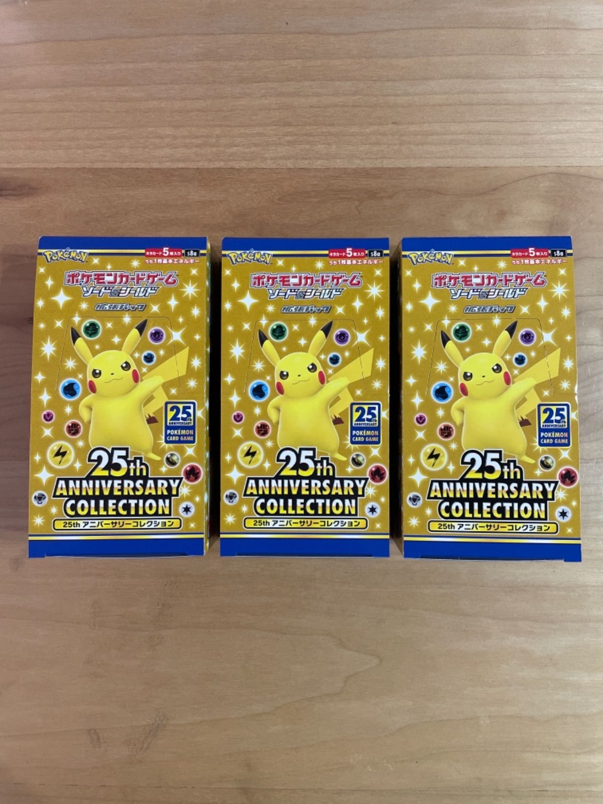 25th aniversary collection ポケモン 3box