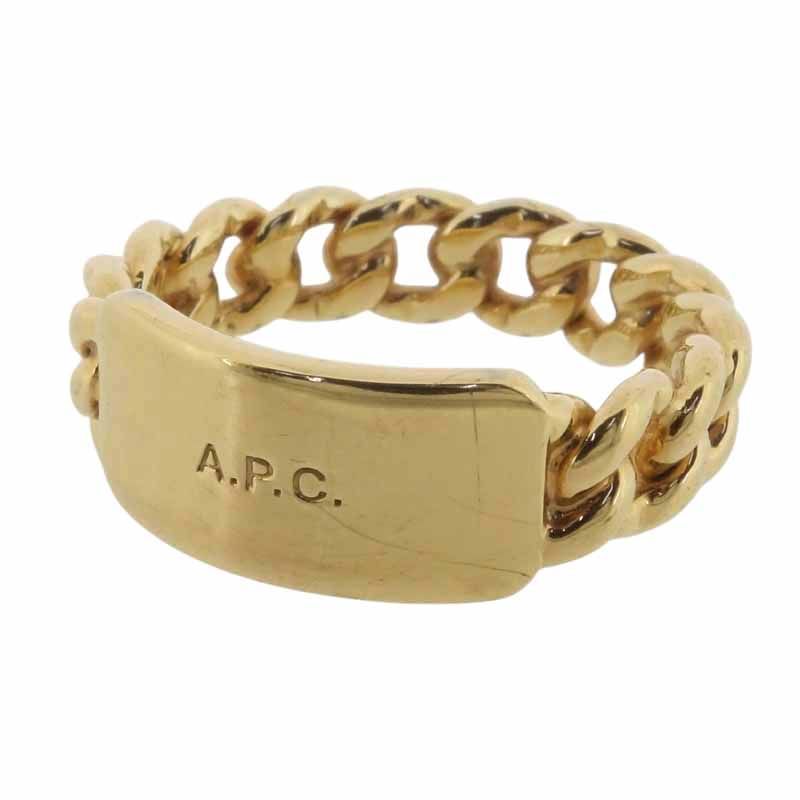 アーペーセー|A.P.C. Darwin リング ゴールド サイズ ユニセックス18.5号