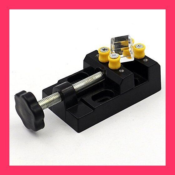 【スタッフおすすめ！】作業効率アップ 細かい作業 しっかり固定 小型 卓上 万力 ミニ バイス 丸いものも 取り付け簡単 プラモデル ガレージキット アクセサリー製作 まんりき TOKYO GOODS MARKET