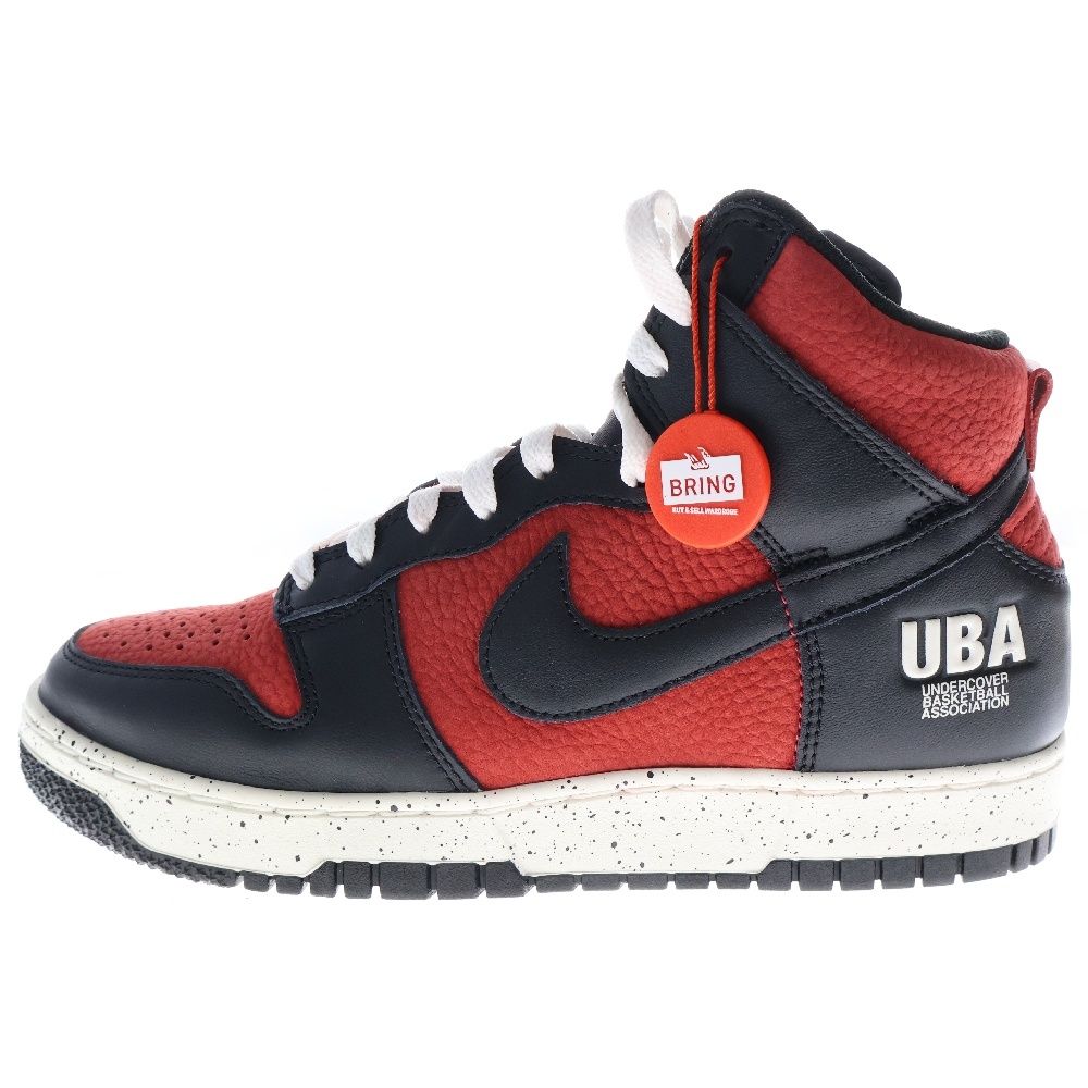 NIKE ナイキ ×UNDERCOVER DUNK HIGH UBA DD9401-600 アンダーカバー ダンク ハイカットスニーカー ブラック|レッド US8|26m