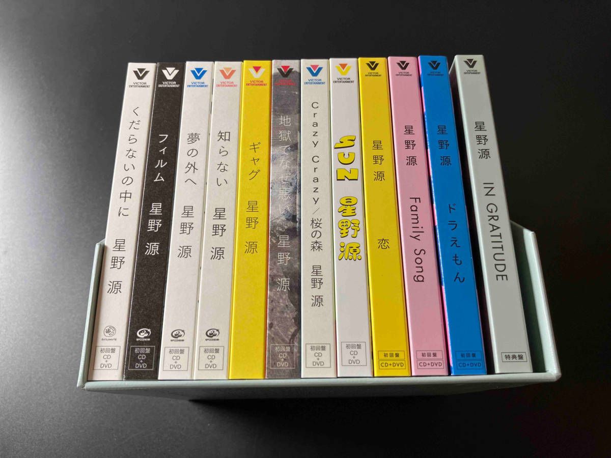 星野源 CD Gen Hoshino Singles Box 'GRATITUDE'(12CD+10DVD+Blu-ray