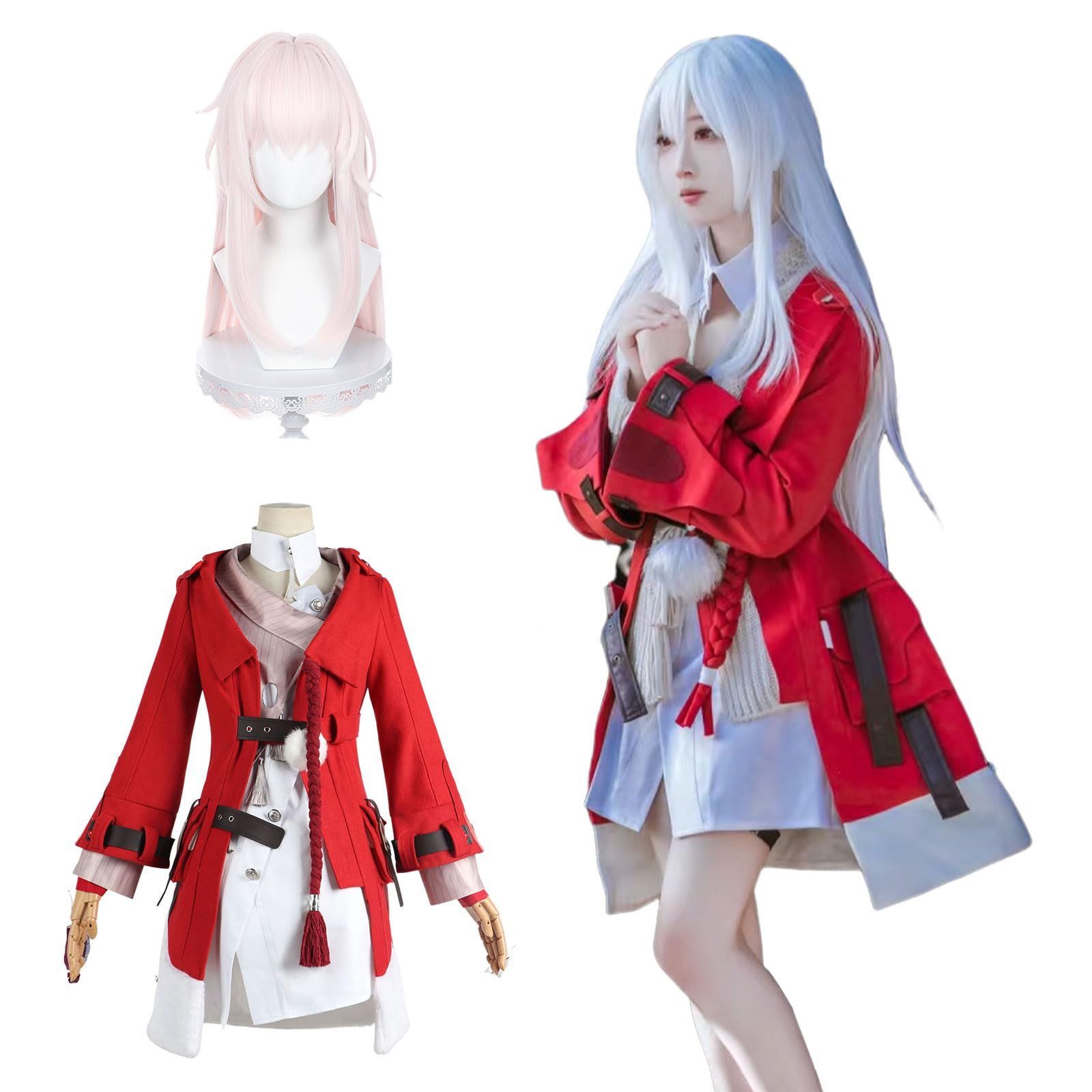 ぴい　急ぎ❗️スタレ　ロビン+花火　コスプレウィッグオーダーRSVページ 崩壊スターレイル コスプレ ウィッグ付き ホタル 開拓者 ロビン
