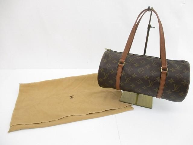 ルイヴィトン LOUIS VUITTON パピヨン ハンドバッグ モノグラム ブラウン レディース