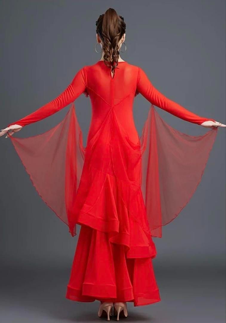 新品未使用 練習着にも最適 スタンダードドレス 発表会やダンス