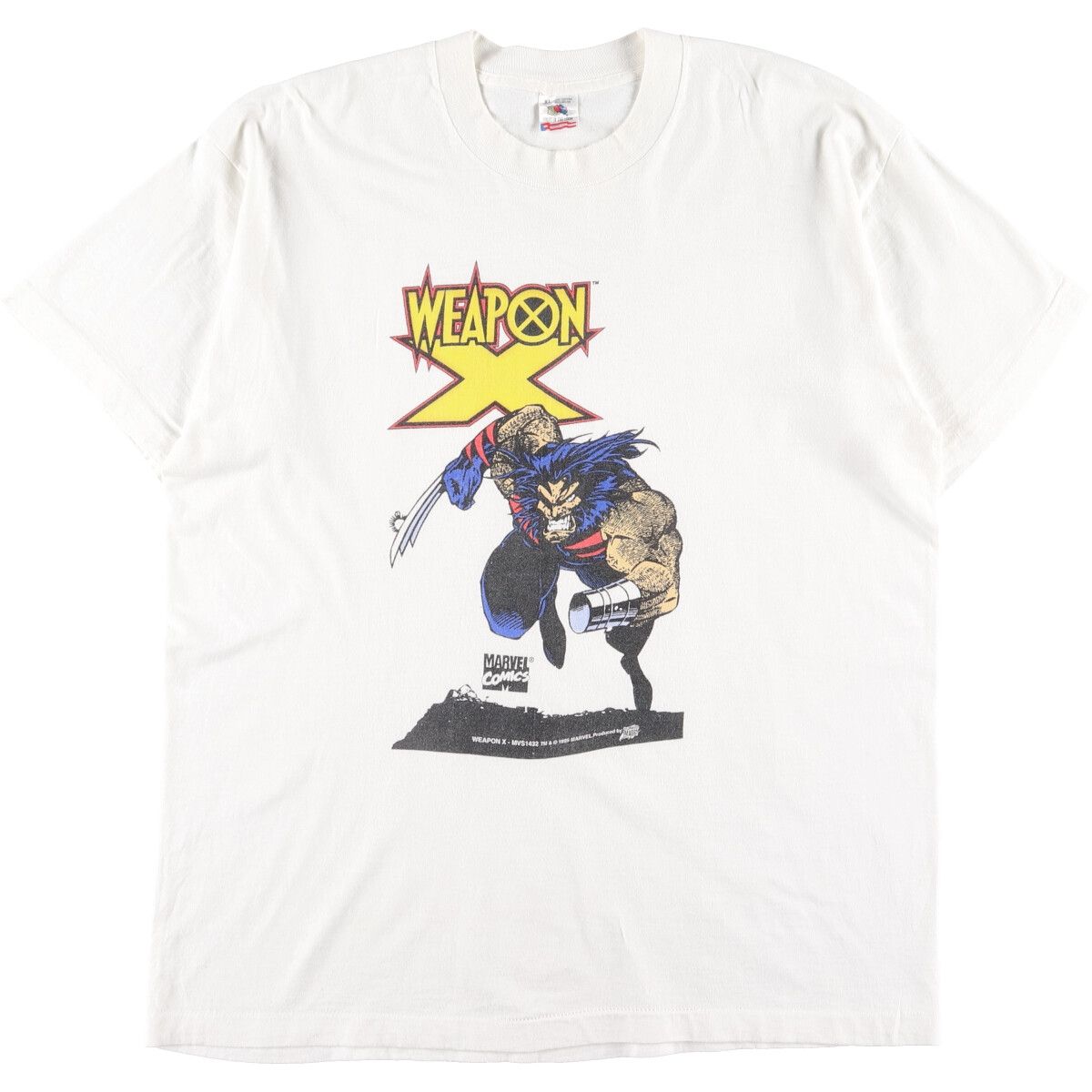 古着 90年代 フルーツオブザルーム FRUIT OF THE ROOM MARVEL マーベル