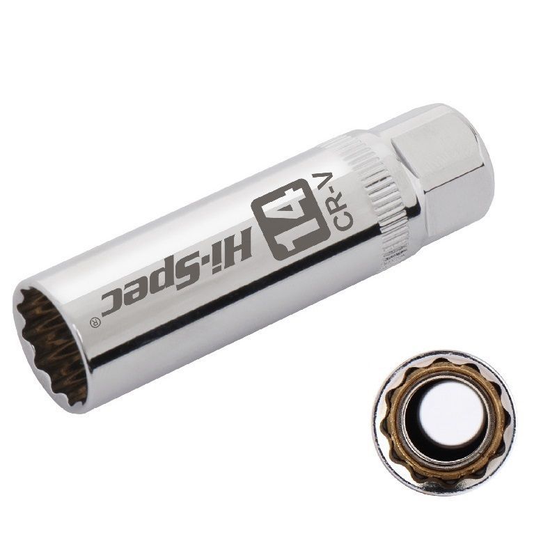 Hi-Spec磁石式プラグレンチ14mm☆ 軽量薄型☆12角☆BMW 日産など