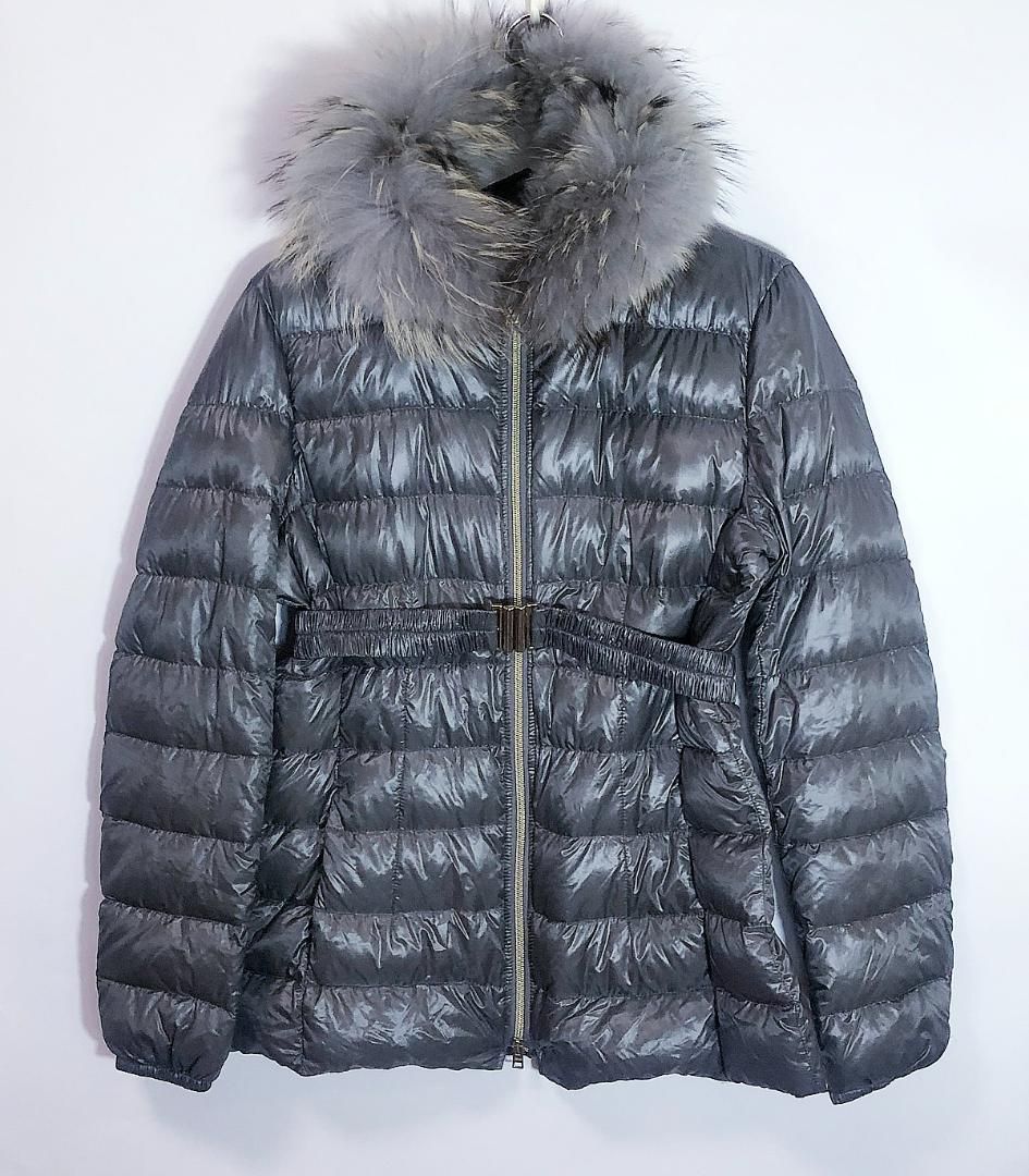 人気| HERNO ヘルノ フォックスファー ライトダウンジャケット