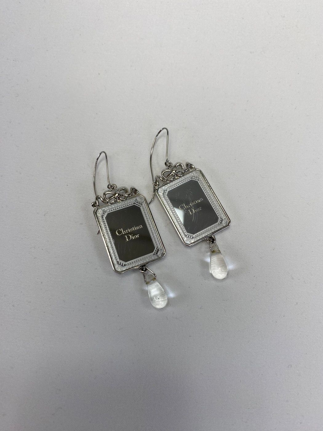 Dior ピアス ミラーフレーム ドロップピアス しずく 9436 Dior ディオール ピアス ミラーフレーム ドロップピアス しずく