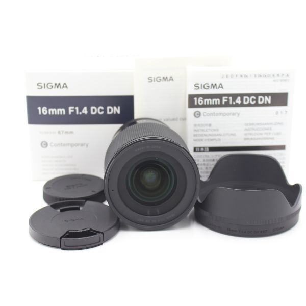 □ほぼ新品□ SIGMA 16mm F1.4 DC DN FUJIFILM 富士フイルム X
