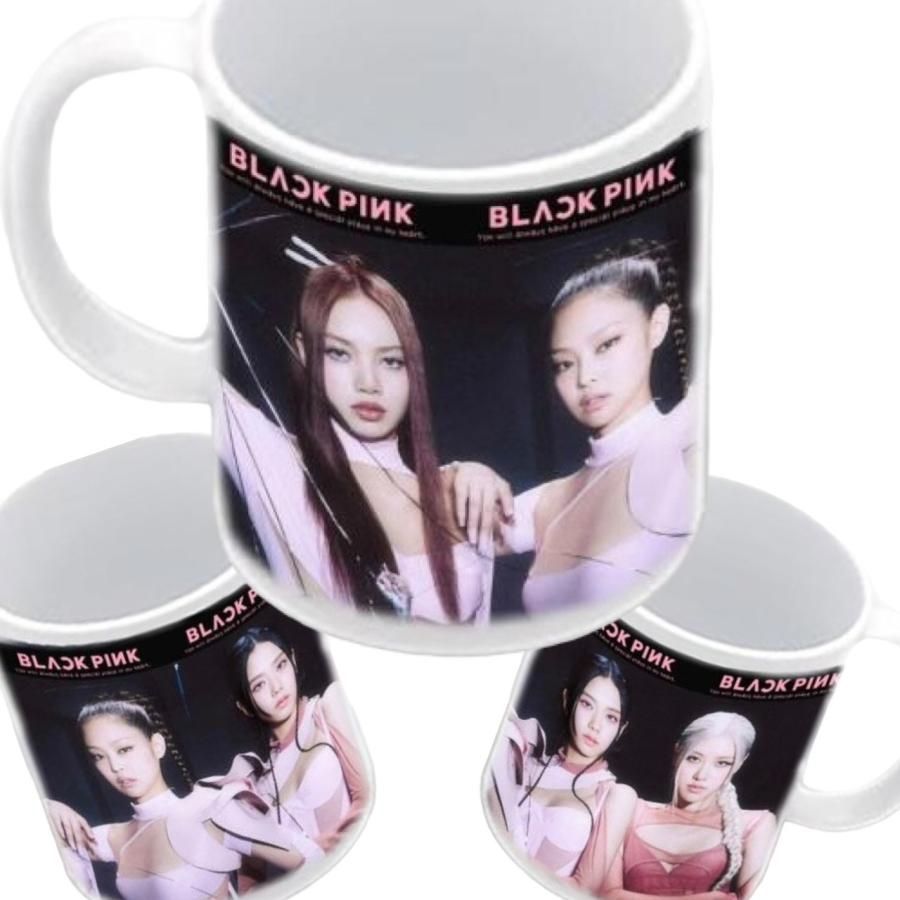 BLACKPINK ブラックピンク 陶器製 マグカップ 韓流 グッズ cb147-4