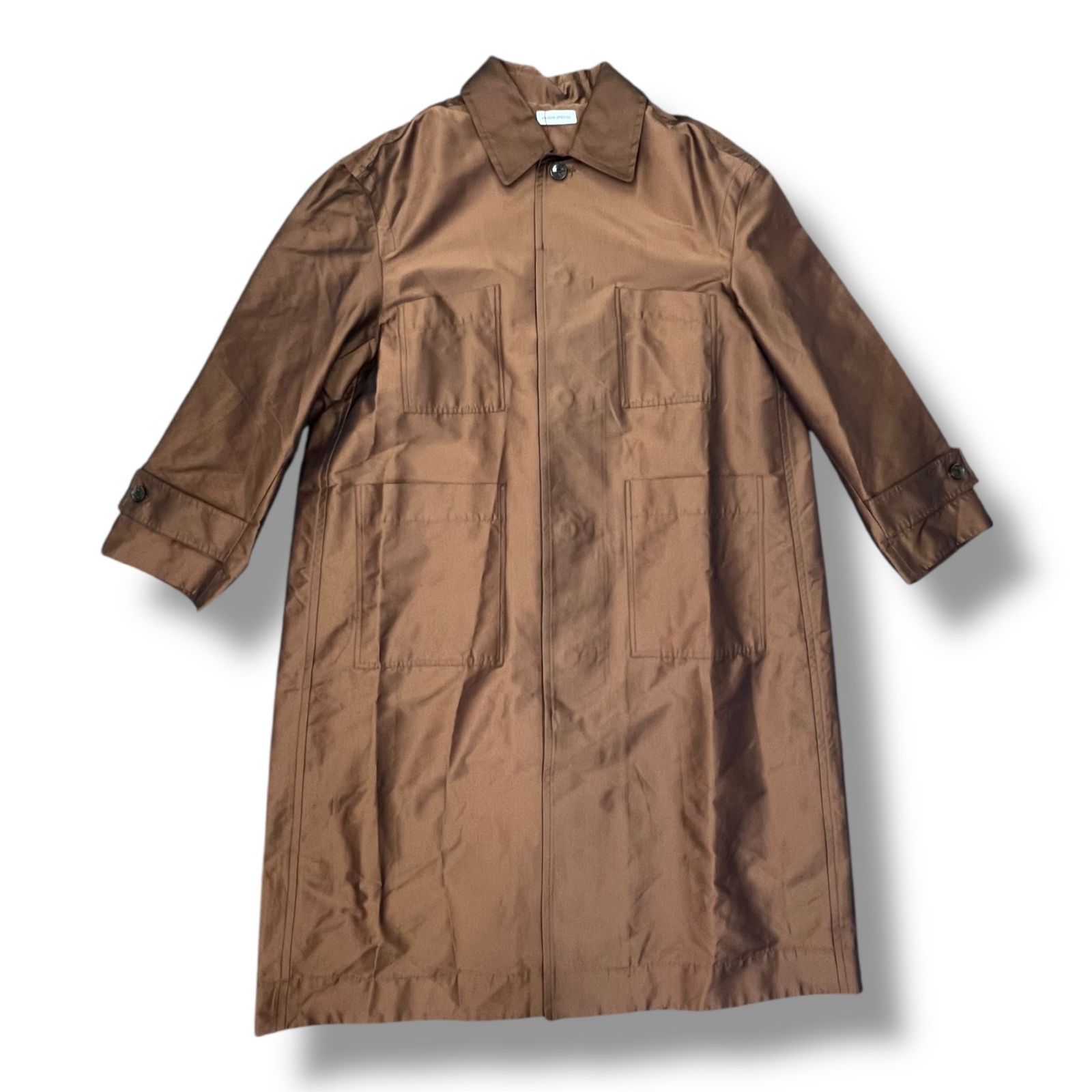 参考上代35200円 未使用品 MAISON SPECIAL Chambray Stain Collar Coat