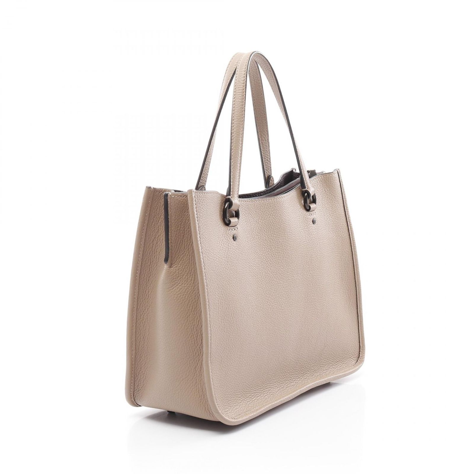 COACH コーチ タイラー トートバッグ レザー ベージュ A4可 C3768 