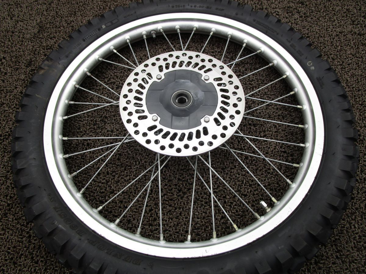 CRM250R-2 フロントホイール ディスク □A249 MD24 ホンダ MD244E キャブ車 動画有