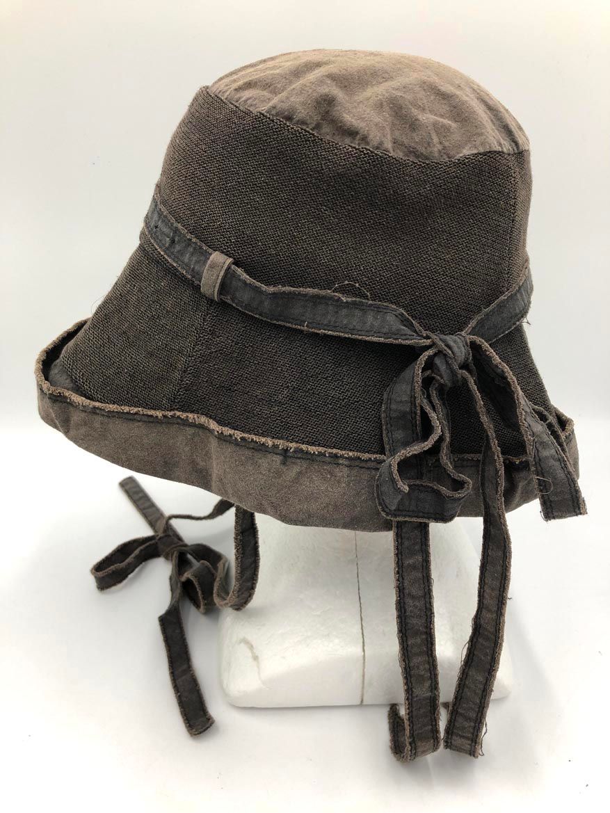 カシラ YAMABIKO UV&WASH ハット CA4LA 紐付き 麦わら