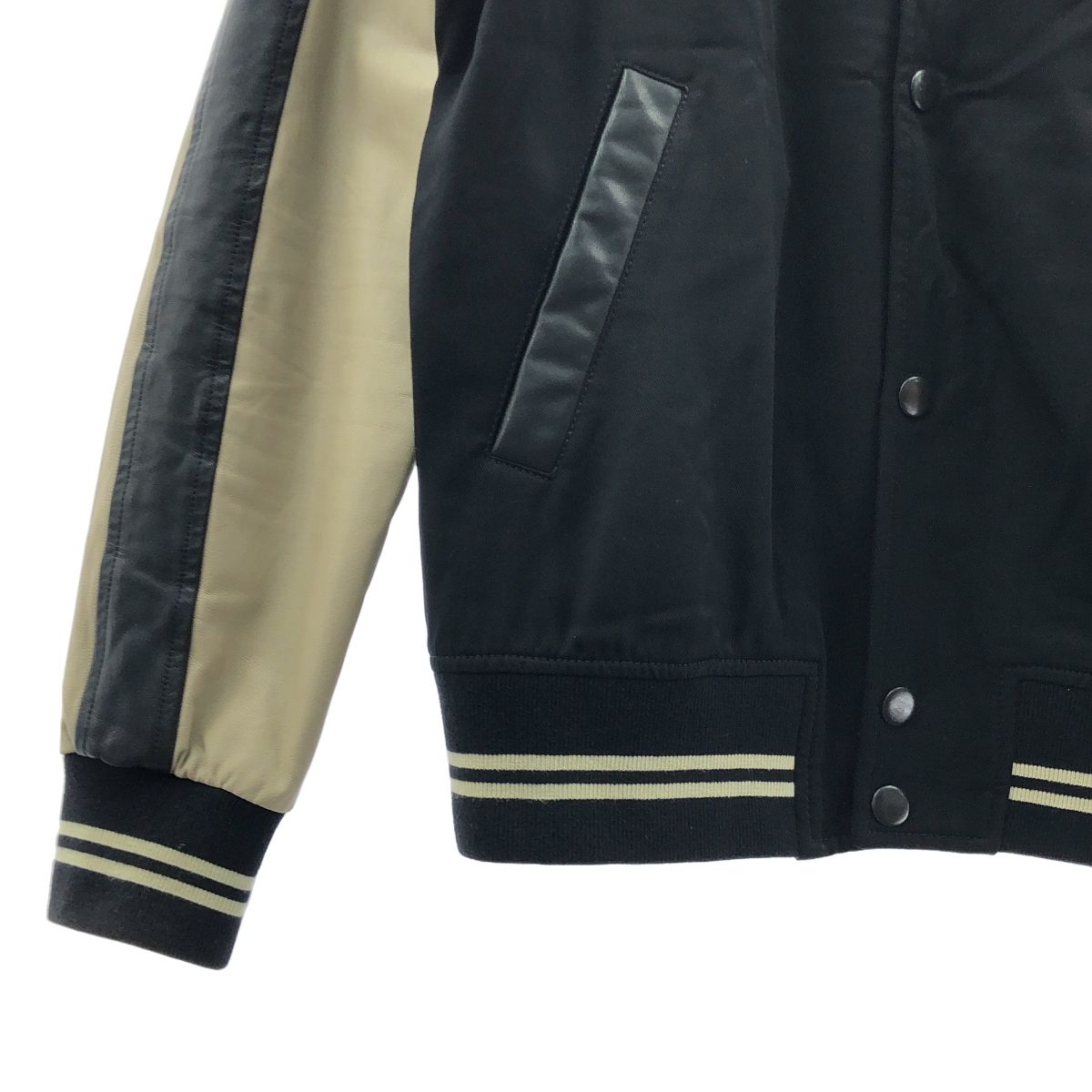 美品】 DIESEL / ディーゼル | レザースリーブ スタジャン ブルゾン 