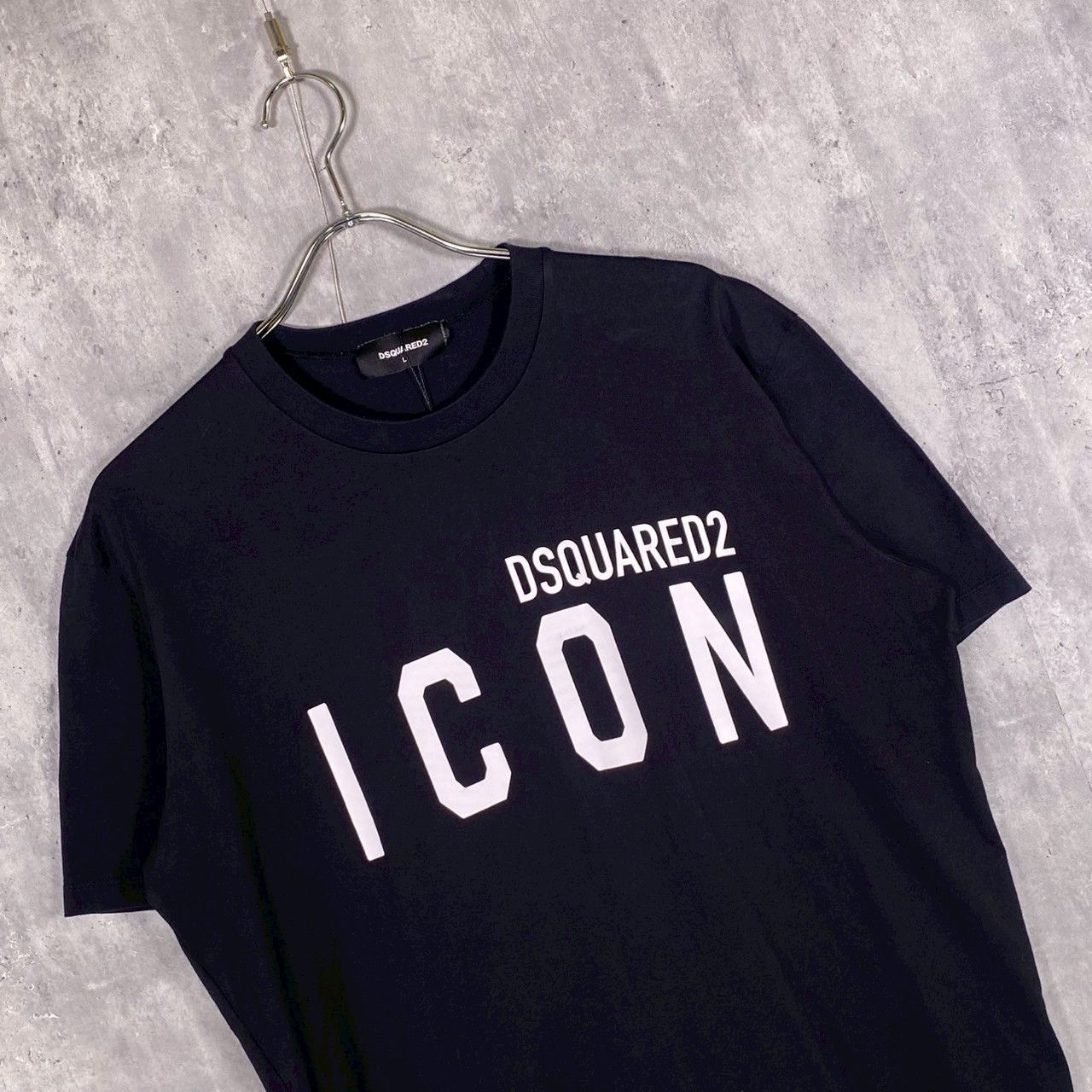 【DSQUARED2】プリントTシャツ DSQUARED2(ディースクエアード) ロゴプリントTシャツS74GD0658