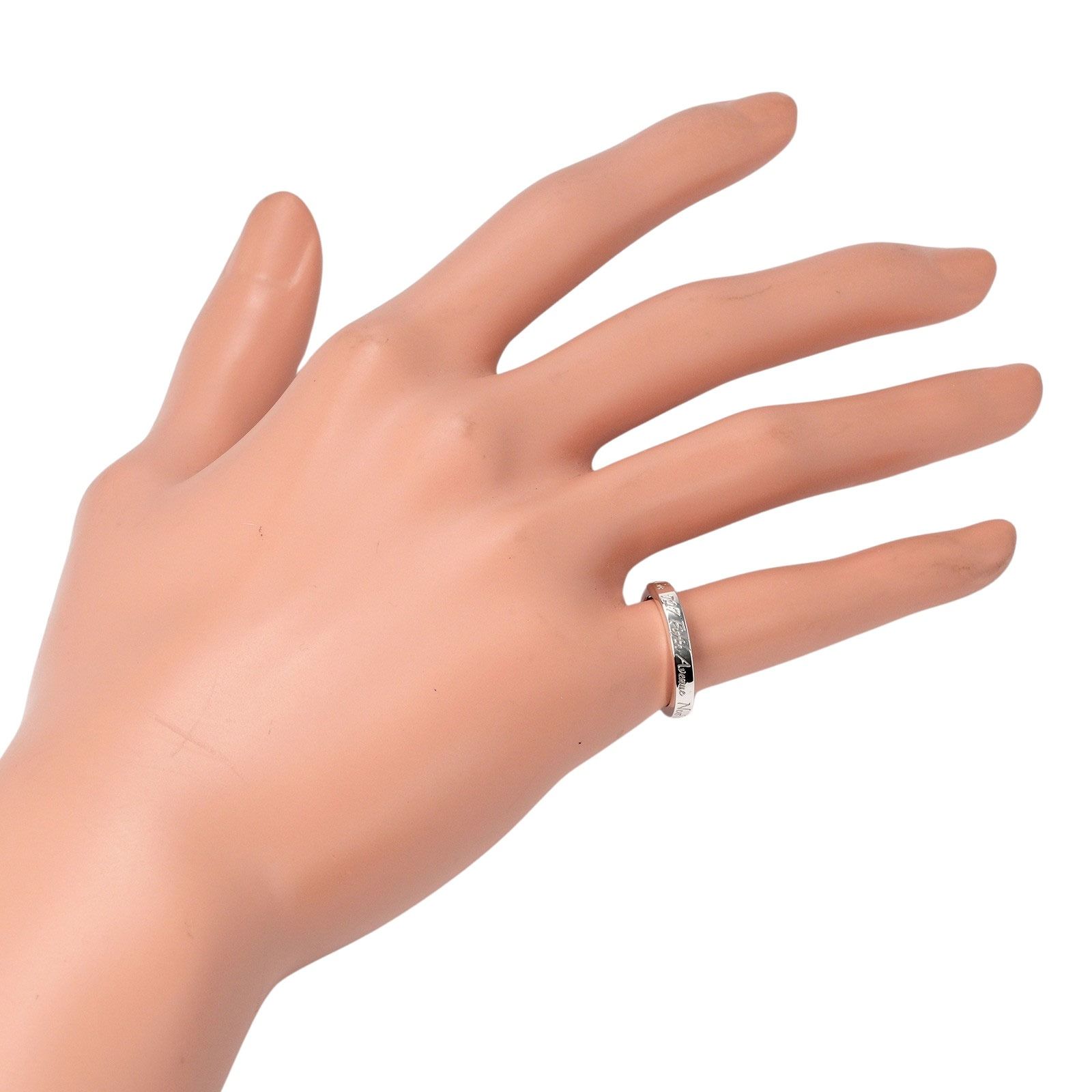 TIFFANY&Co.】ティファニー ノーツ シルバー925 6号 レディース 2.72g