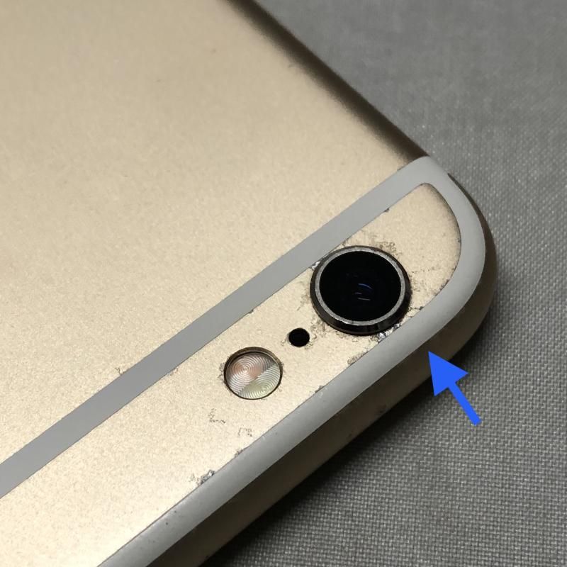中古】Apple au iPhone6s 64GB MKQQ2J/A A1688 ゴールド SIM