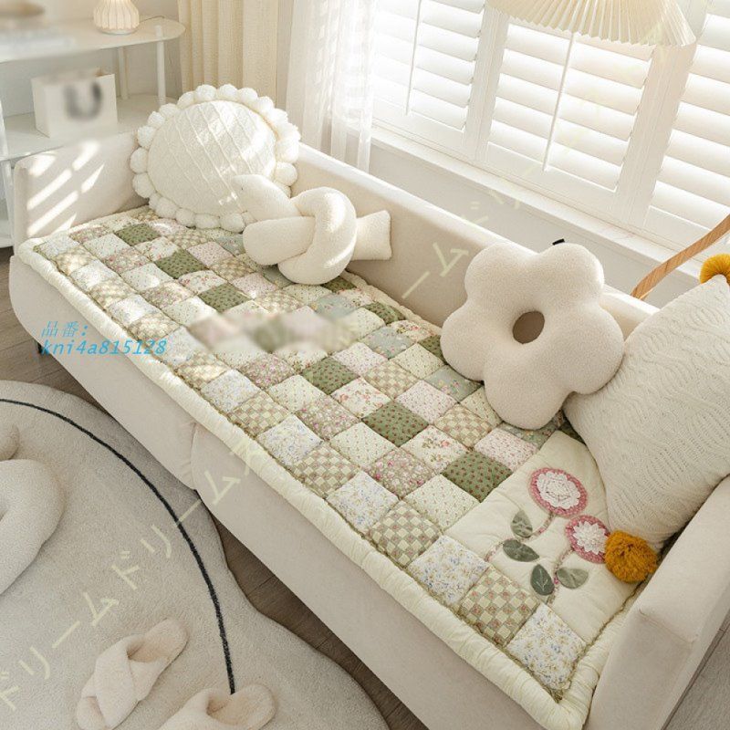 北欧風 シートクッション ソファパッド ソファカバー 2人掛け 3人掛け 滑り止め ロングクッション防塵 洗える 大きめ マルチカバー 替えソファカバー kni4a815128