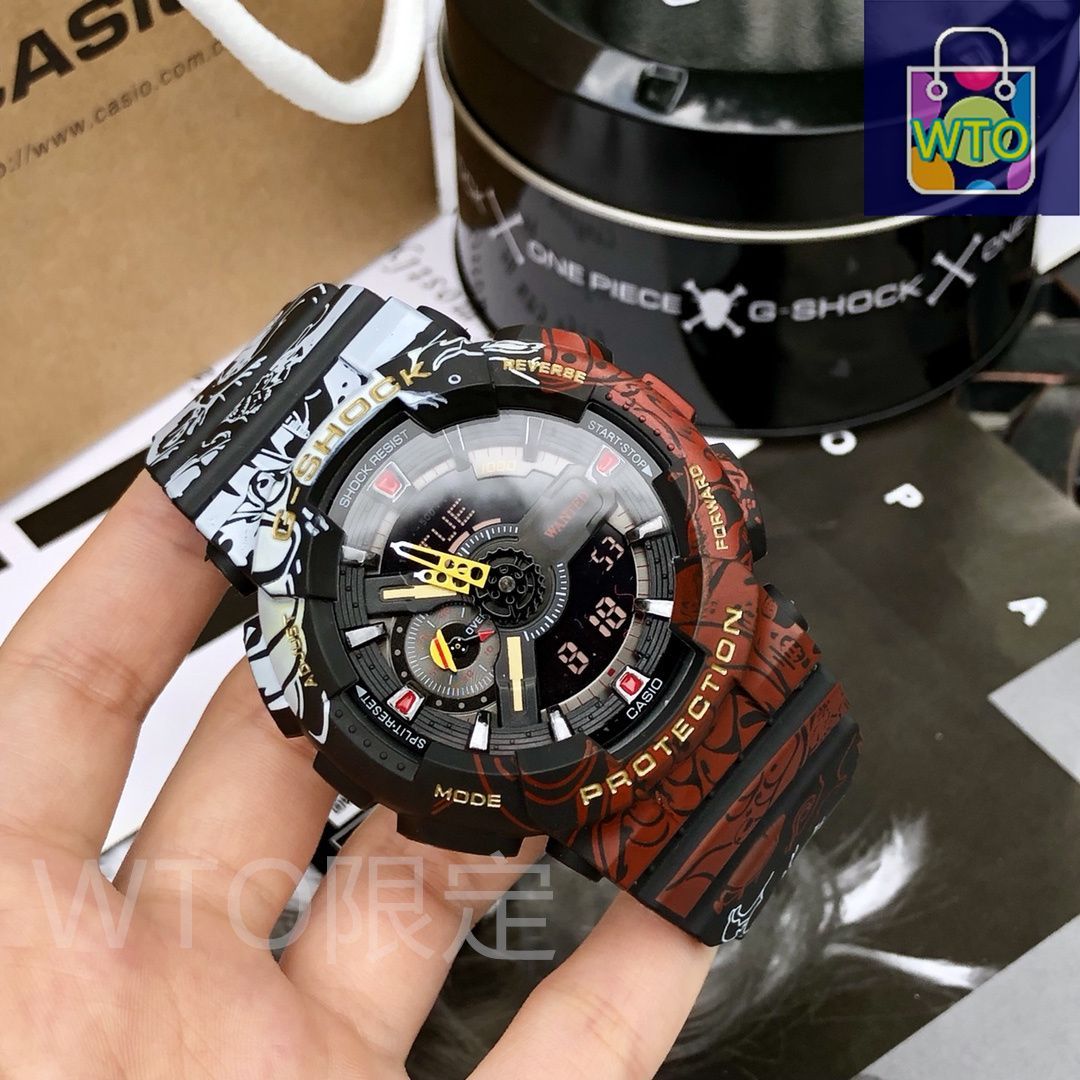 G-SHOCK ×ONE PIECEワンピースルフィ コラボ 限定9999本限定 G-SHOCK” x 「ONE PIECE」コラボレーションモデル | カシオ