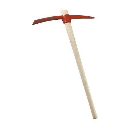 浅野木工所 バチヅル2.5kg 柄付 鍬型 バチ型 鍛造品 24058