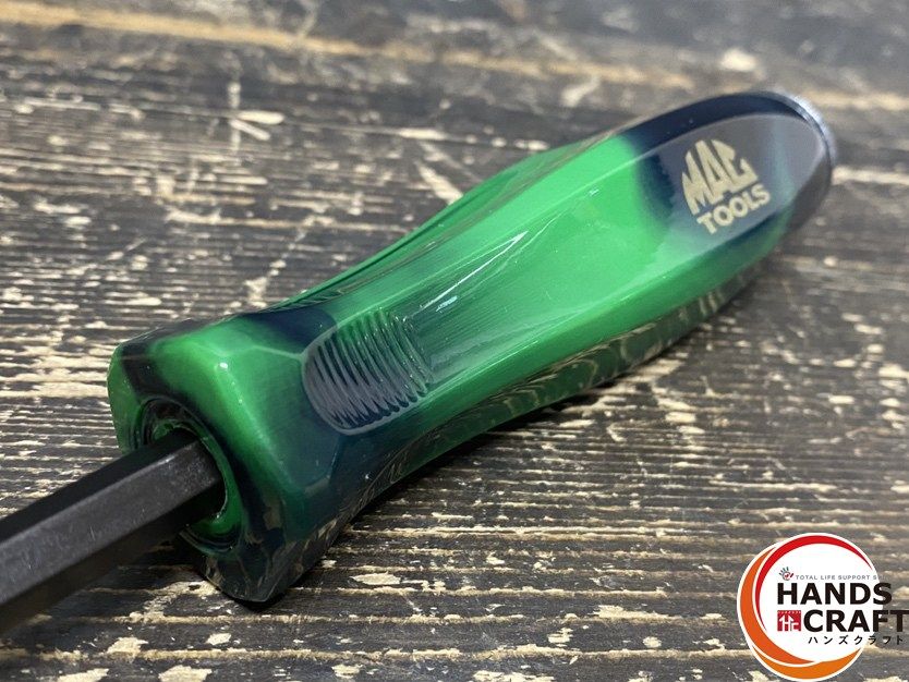 ● 品 MAC TOOLS マックツール 貫通タガネドライバー マイナスドライバー マイナス貫通ドライバー 2025年 グリップ HRDEVELOPMENT_JP