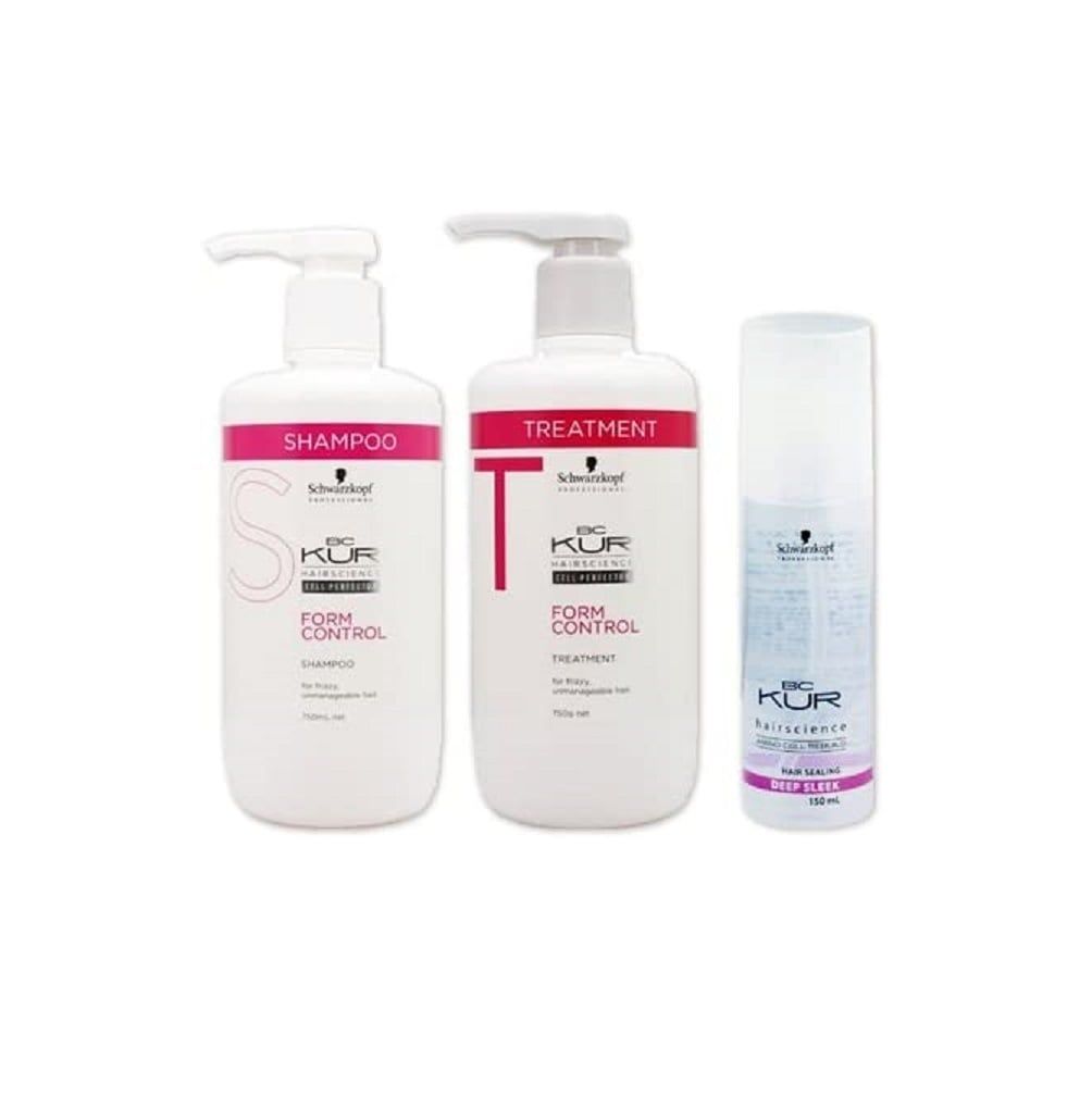 シュワルツコフ BCクア フォルムコントロール シャンプー 750mL + トリートメント 750g + ディープスリーク 150mL セット