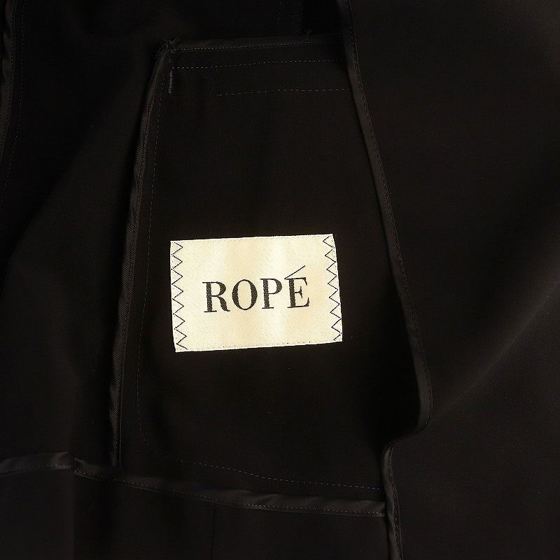 ROPE ポリエステルツイルノーカラージャケット ブラック 38 ポリエステルジャケット - ダイリク メンズ｜公式通販サイト