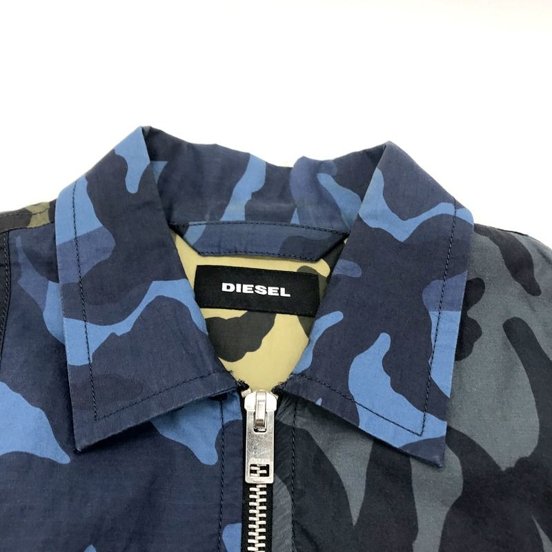DIESEL ディーゼル　迷彩　ジャケット　超美品 DIESEL ディーゼル ミリタリージャケット メンズ 迷彩柄