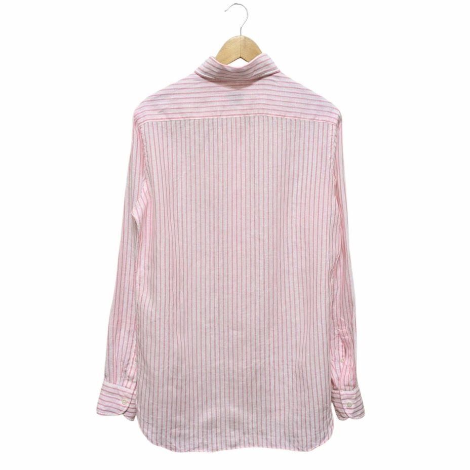 <LUIGI BORRELLI (ルイジボレッリ) >長袖リネンシャツ LUIGI BORRELLI 【SALE／返品・交換不可】ルイジボレッリ