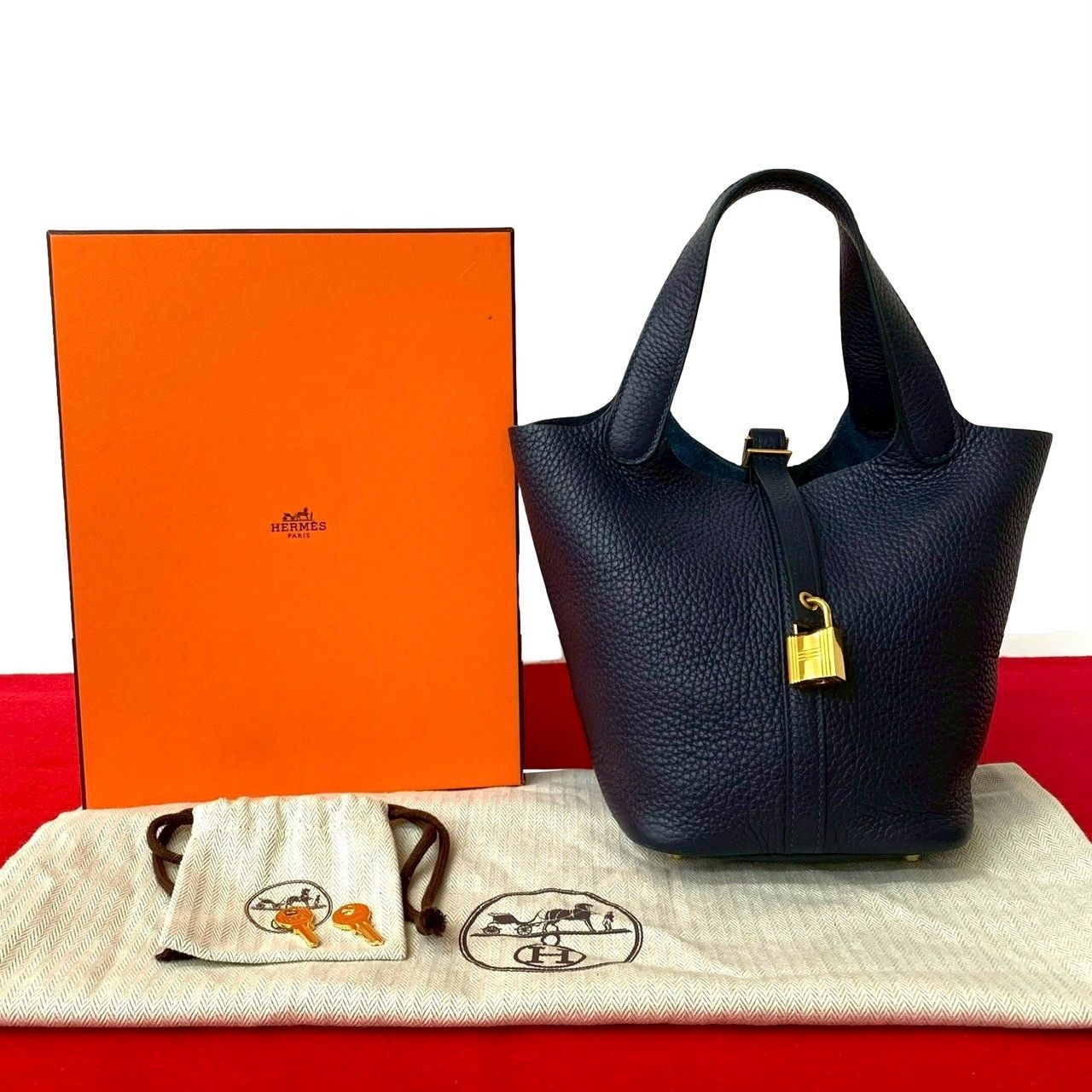 ◆VINTAGE◆【HERMES】Picotin22*W刻印*クレマンスレザー*バッグ HERMES エルメス ハンドバッグ ピコタンロック 22 MM