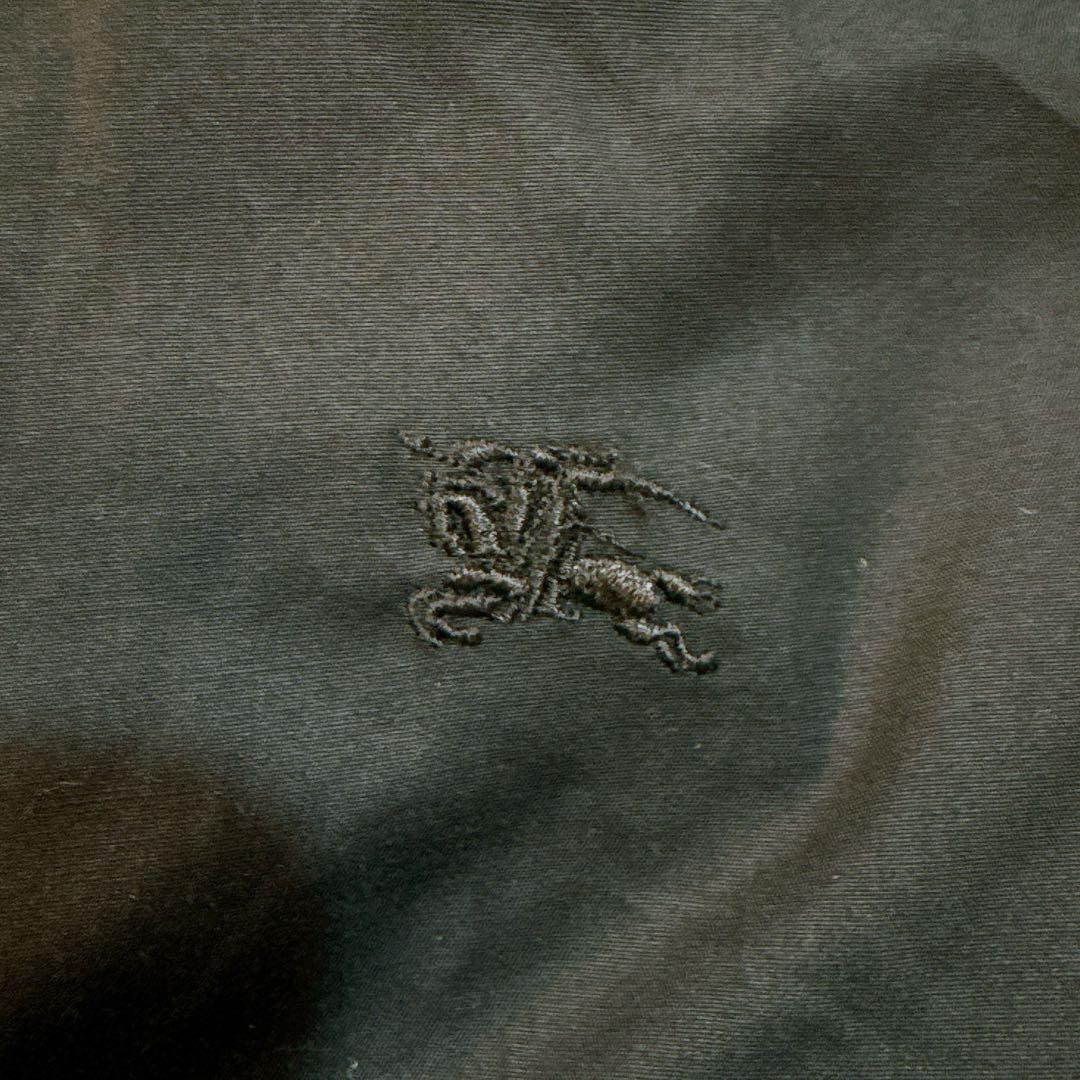 BURBERRY LONDON 7分袖シャツ 38 袖ノバチェック 黒 WWW_SMP1DAWEKUDUS_SCH_ID