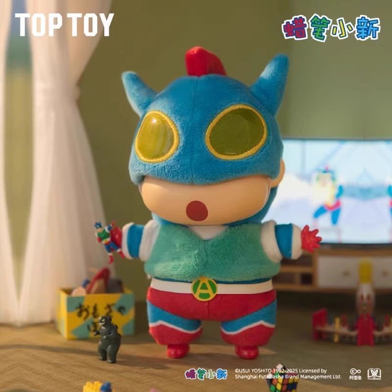 TOPTOY クレヨンしんちゃん 着ぐるみぬいぐるみフィギュア 4点セット BIG クレヨンしんちゃん ぬいぐるみ キーホルダー ソフビ