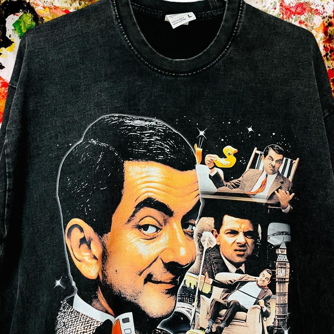 ミスタービーン メンズ リプリント ロンT 長袖 新品 コメディ 芸人 