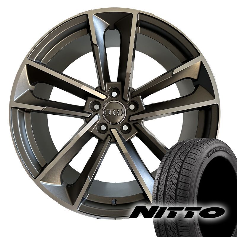 【アウディ】 Audi Q5専用(8R) ニットー NITTO NT421Q 255/45R20 20インチ 新品 タイヤホイール セット ４本セット