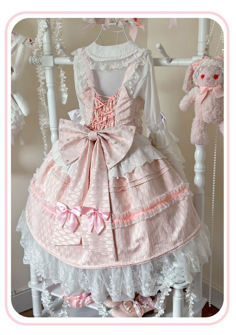 オリジナルデザイン 豪華JSKロリータワンピース
