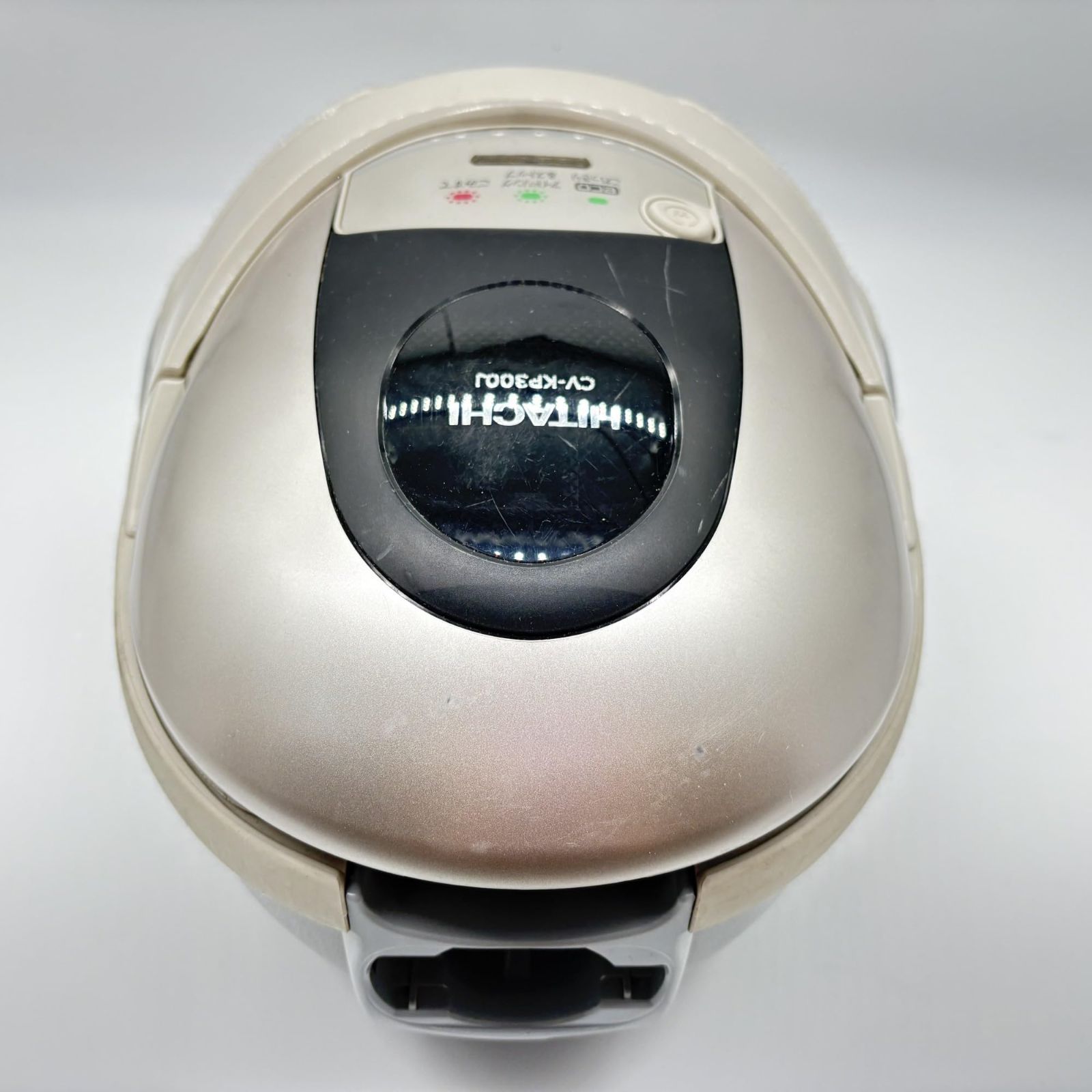 No.3667 日立 軽量 掃除機 紙パック式 本体日本製 強烈パワー650W パワフルスマートヘッドlight 自走式 CV-KP300J N シャンパンゴールド 通常