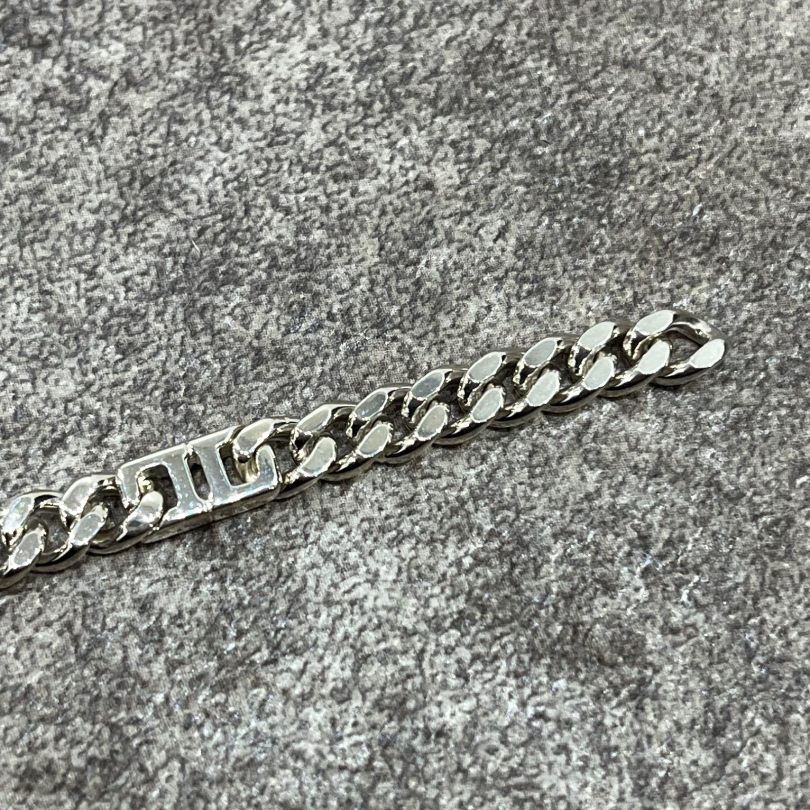 参考上代59400円 AMBUSH MONOGRAM LINK CHAIN BRACELET