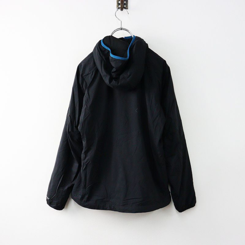 美品 ミレー MILLET BREATHER TOI HOODIE ブリーザー トイ フーディ M/ブラック ナイロン ジャケット パーカー【2400014160130】 MILLET（ミレー） 【スプリングセール】美品 MILLET BREATHER TOI