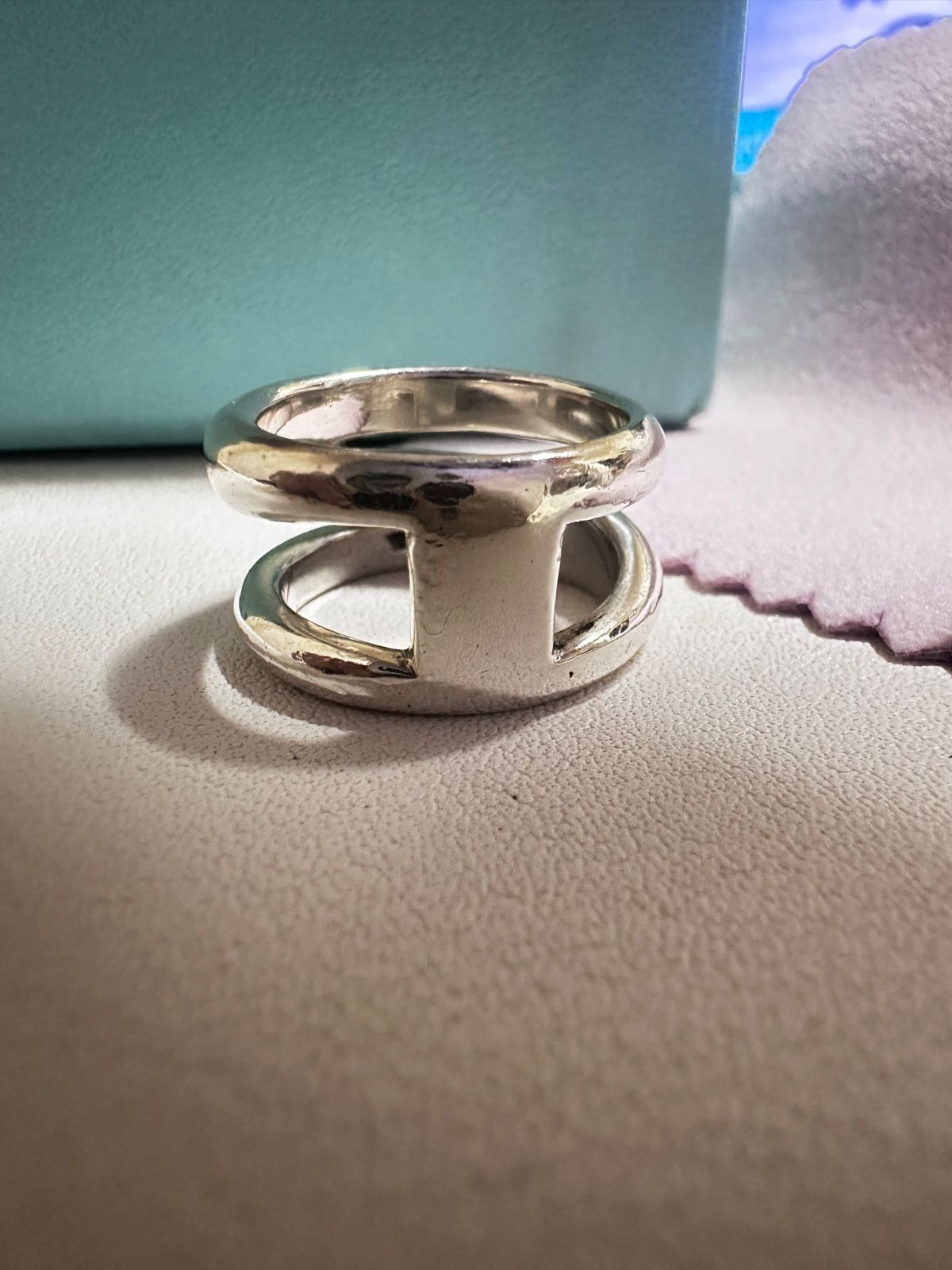 TIFFANY＆Co. ティファニー リング ダイアゴナ 希少廃盤商品 約9