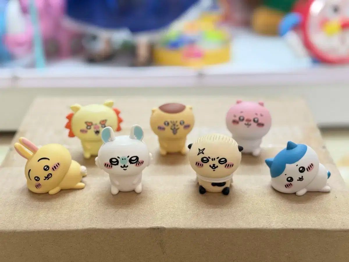 【雷市場（ポンジャン）商品韓国直送】 長野 ちいかわ ガチャ フィギュア 7 種 まとめ売り