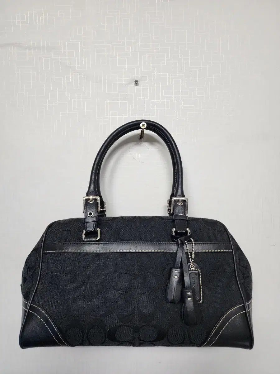 COACH コーチ ハンプトンズ シグニチャー トートバッグ ブラック
