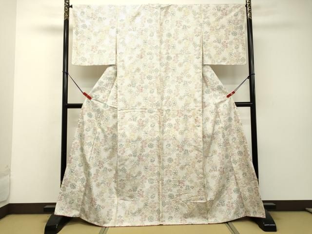 平和屋着物○本場染大島紬 草花文 正絹 逸品 DAAR4504tw - メルカリ 