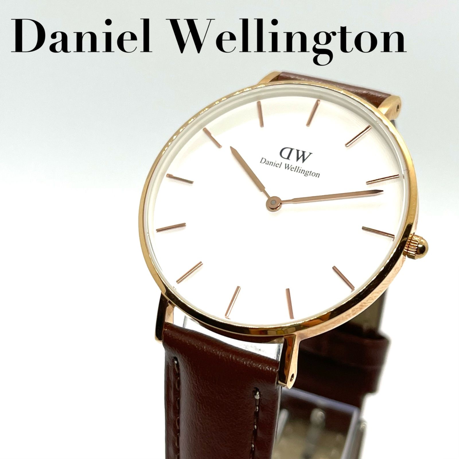未使用級 Daniel Wellington ダニエルウェリントン DW K35RW08 文字盤  