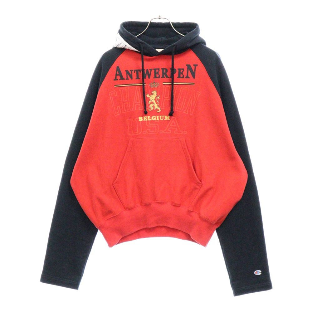 VETEMENTS (ヴェトモン) 17SS ×Champion ANTWERPEN PRINT HOODIE