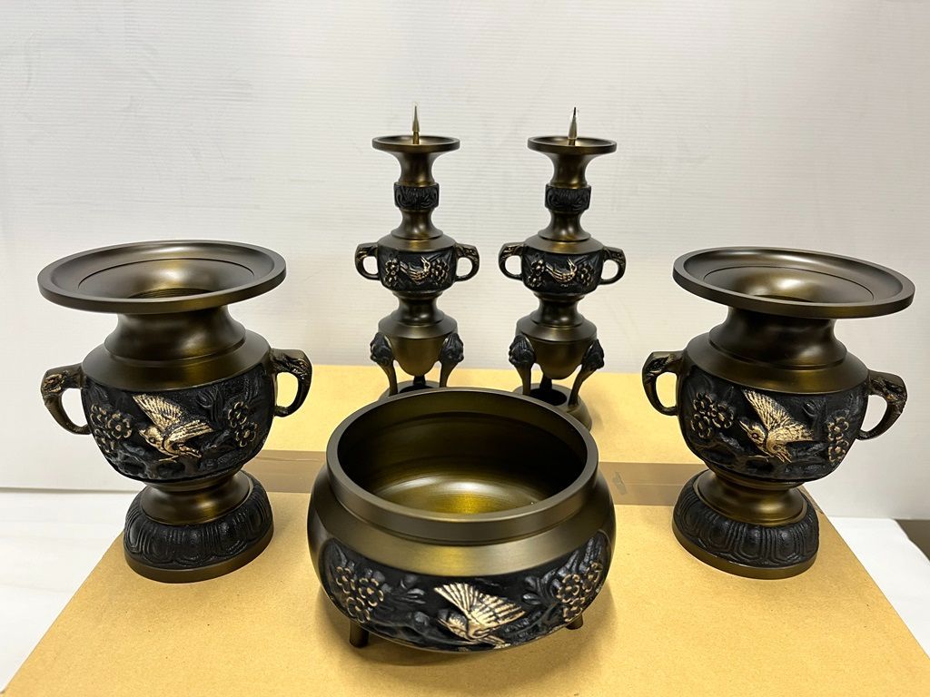 旧家蔵出し、香炉象嵌入り、線香立て、仏具、美 旧家蔵出し 香炉象嵌入り 線香立て 仏具 美 旧家蔵出し、香炉象嵌入り