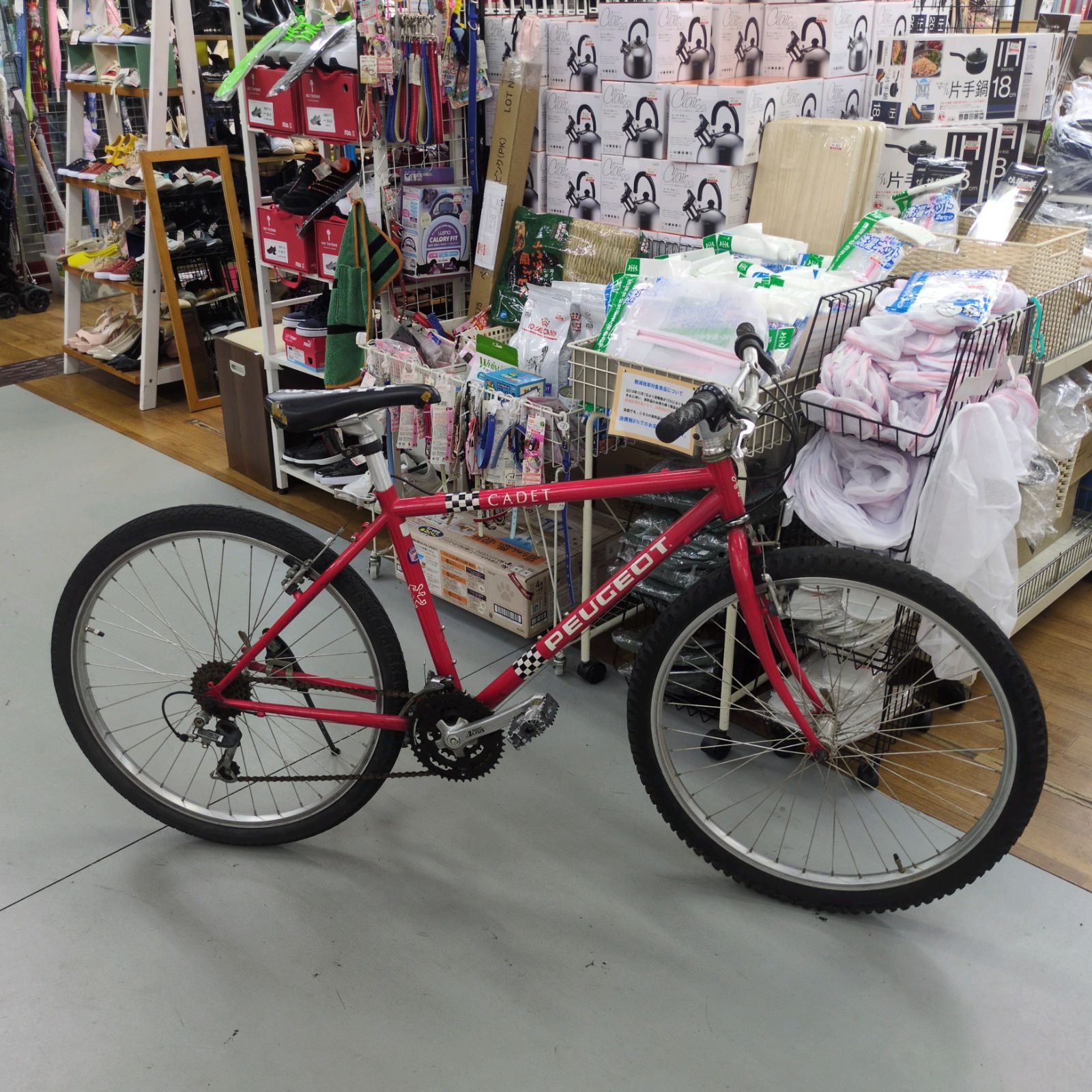 J085 サビキズ有り クロスバイク PEUGEOT CADET 3×7段 26インチ