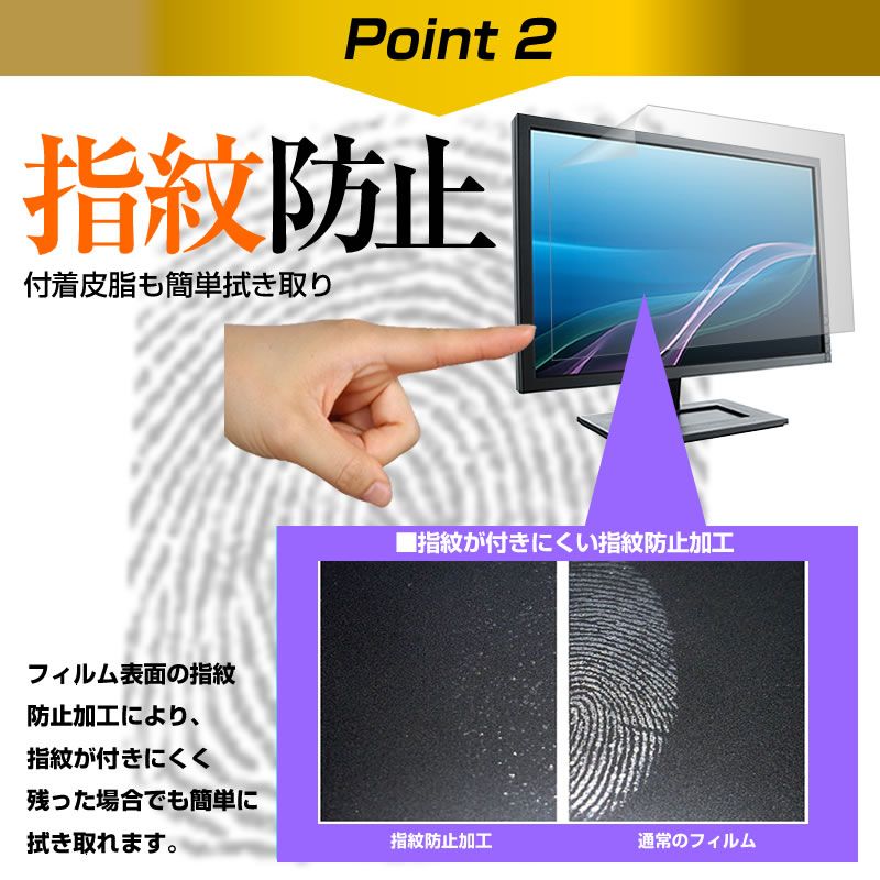 JAPANNEXT JN-IPS238G120F-PP [23.8インチ] 保護 フィルム カバー シート 指紋防止 クリア 光沢 液晶保護フィルム メール便送料無料